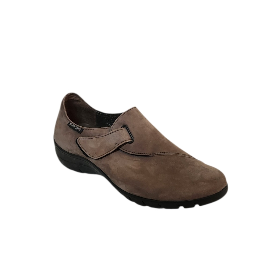 Mephisto Luce Air Jet Walking Shoes Nubuck Leather Taupe Size US 7
